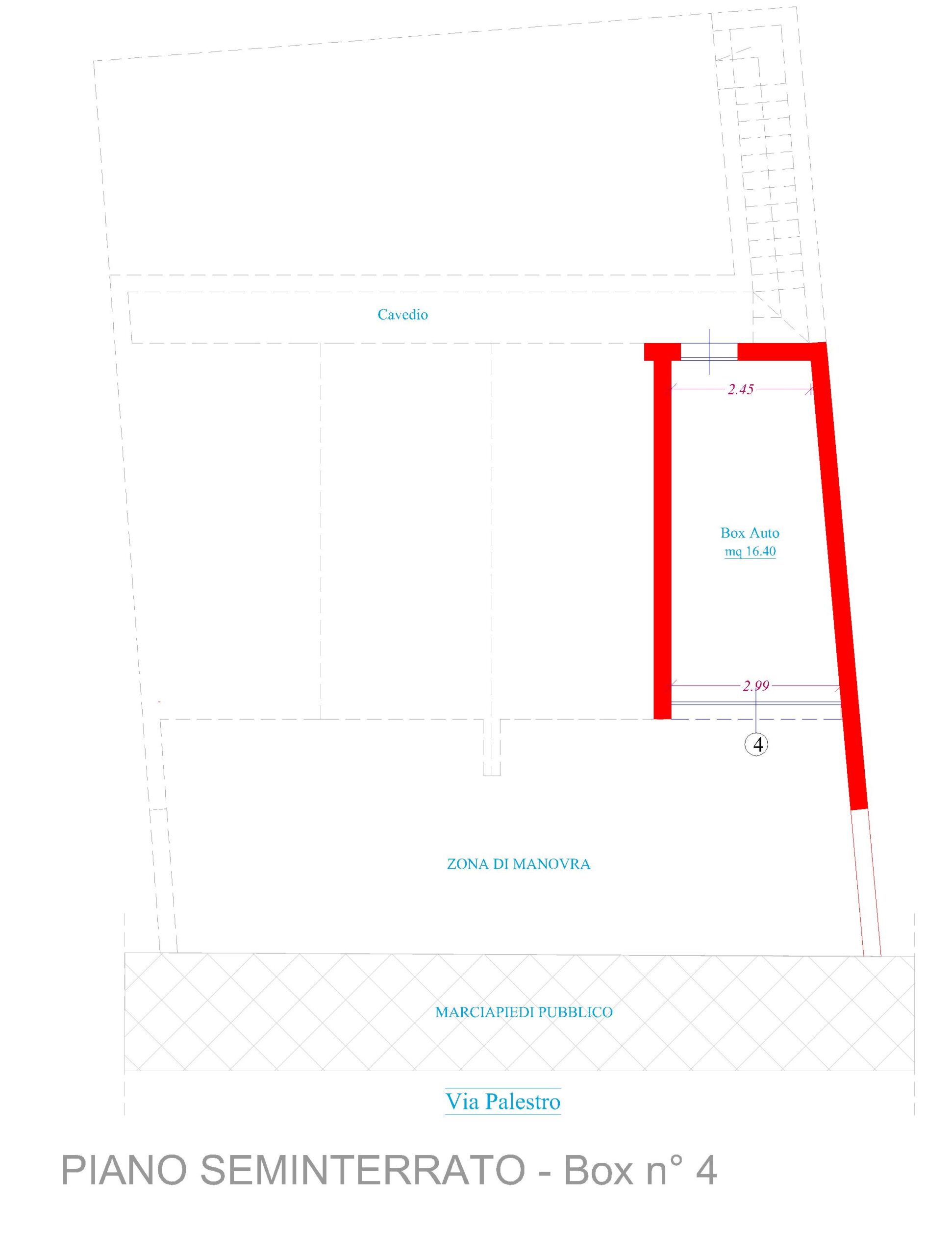 Piano Seminterrato – Box n° 4